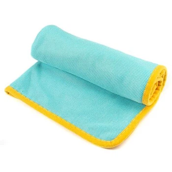 Полотенце универсальное ColorWay, Turquoise, 50x60 см,микрофибра, плотность 600 г/м², волокно "крученая петля", для сухой и влажной уборки (CW-5660)