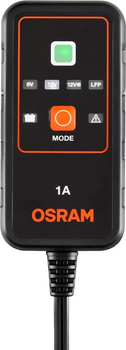 Зарядний пристрій акумуляторів OSRAM BATTERYcharge 901 6В/12В 1А (4062172248563)