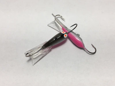 Балансир Мікрон (мікрик) для лову щучки й окуня, колір 1, 2,2 g, довжина тіла 17 mm, повна довжина 32 mm.