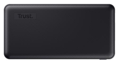 Універсальна мобільна батарея 15000 mAh, Trust Primo ECO, Black, 2xUSB + 1xUSB-C, система інтелектуального захисту, індикатор рівня заряду (24677)