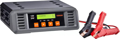 Зарядний пристрій акумуляторів OSRAM BATTERYcharge PRO 30A 12В/24В (4052899629073)