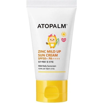 Крем солнцезащитный для детей Atopalm Zinc Mild Up Sun Cream SPF50+ PA++++, 65 мл