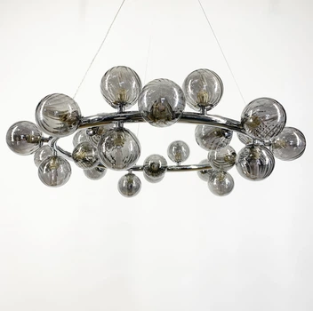 Подвесная люстра Arte Lamp Bolla | Line F | Арт. MJ17-750 CH+GR