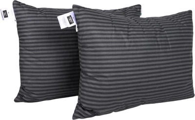 Набор подушек MirSon Сolor Fun Line 17-0611 Stripe Black № 0111 Thinsulate средняя 50x70 см 2 шт (2200011158303)