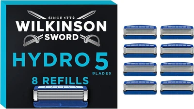 Змінні касети (картриджі леза) для гоління Wilkinson Sword Hydro 5 Hydrating Gel Pro Vitamin B5 - 8 касет