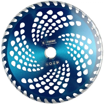 Ніж для мотокоси X-Treme 40Т з побідитовими напайками Blue (BP84082)