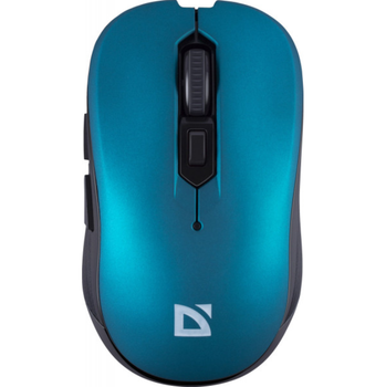 Бесроводная бесшумная мышка Defender Gassa MM-105 6кн 1600 dpi Turquoise (52102)