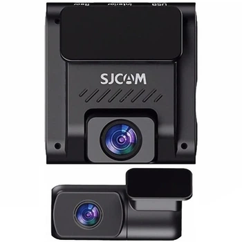 Автомобильный видеорегистратор SJCAM Dashcam M60 + камера заднего вида WIFI GPS 4K 3840x2160 HDR Black (6972476162954)