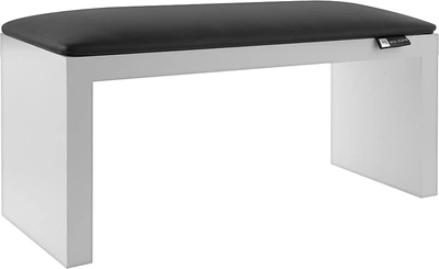 Підставка манікюрна на ніжках, біла з чорним, 320х110х160 мм - Eco Stand Wood (1150405-27055723)