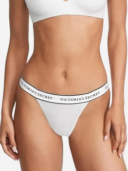 Трусики бикини женские хлопковые Victoria's Secret 26825687 XS Белые (199243997654)