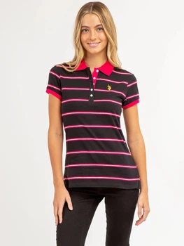 Поло женское U.S. Polo Assn 215919-1N00A(black) S Черное (786660554045)