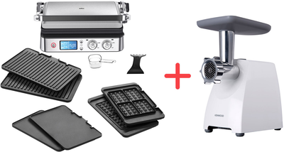 Гриль BRAUN MultiGrill 9 CG9047+ М'ясорубка Kenwood MG 360 в подарунок!