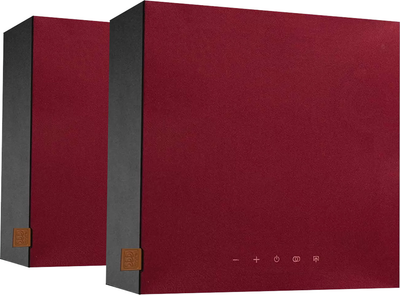 Пара активних Hi-Fi Bluetooth-колонок Morel Högtalare Red Statement (HOGTALARE PAIR - BLACK CABINET WITH RED GRILL (EU))