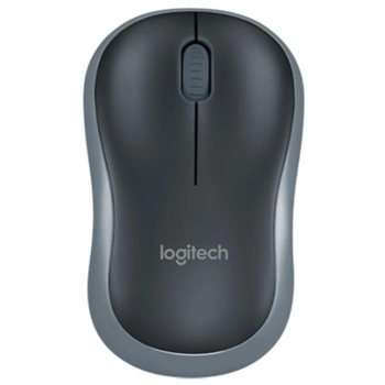 Беспроводная мышь Logitech M185 – компактный спутник для работы и отдыха серая