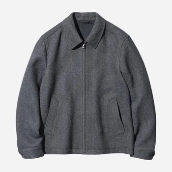 Бомбер жіночий Uniqlo 586445530 S Сірий (1159830914)