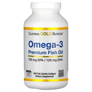 Омега-3 рыбий жир California Gold Nutrition 240 капсул