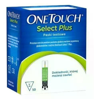 One Touch Select Plus 50 штук тест-полоски
