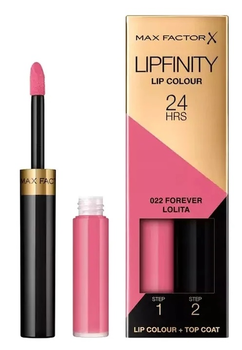 Рідка помада для губ Max Factor Lipfinity Lip Color 2 в 1 022 Forever Lolita 4.2 г (8005610624600)
