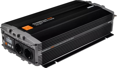 Przetwornica samochodowa OSRAM 24/230V 2000 W Czysta Sinusioda (4052899631090)