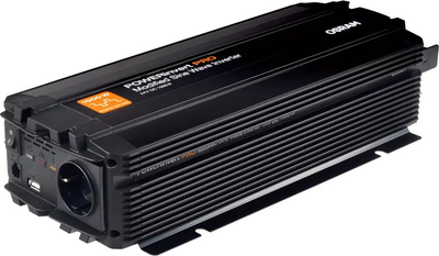 Przetwornica samochodowa OSRAM 24/230V 1000 W Sinusoida modyfikowana (4052899631106)