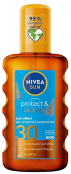 Олія для засмаги Nivea Sun Protect & Bronze SPF 30 200 мл (4005900118172)