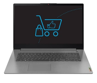 Ноутбук Lenovo IdeaPad 3-17 / Процессор i3-1115G4 / RAM 8 GB / SSD 512 GB / Серебристый