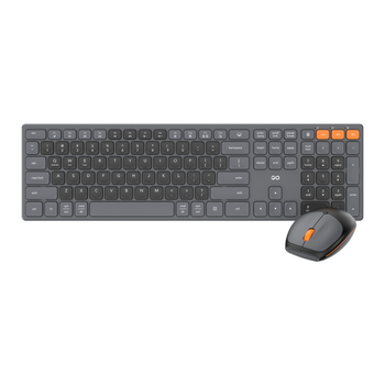 Бездротова Клавіатура і Миша Fantech Go WK895 Silent Click Колір Сірий