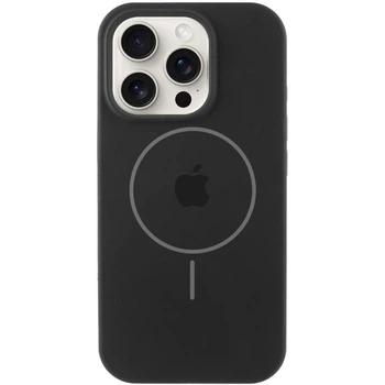 Чохол силіконовий Premium Silicone Case Full Protective (AA) with MagSafe для Apple iPhone 13 Pro Max (6.7") Black