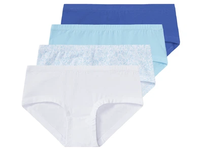 Трусики-хипстеры набор 4 шт. для девочки Pepperts Ecoprint 437036 146-152 см (10-12 years) Комбинированный