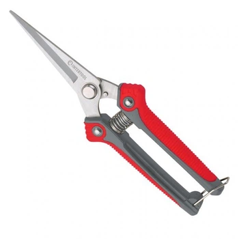 Секатор садовый для винограда INTERTOOL FT-1015 200 мм INOX двухкомпонентная рукоятка