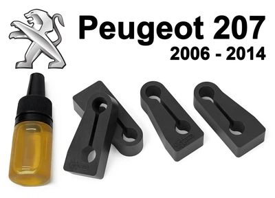 Упор (демпфер, накладка) замка дверей Peugeot 207 2006 - 2014 (4 двери)