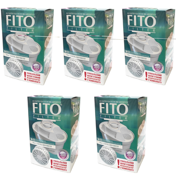 Картридж Fito Filter К-33 для фильтров кувшинов BRITA Maxtra, DAFI Unimax, Максфор (5 штук)