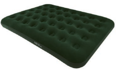 Materac kempingowy Nils Camp NC2802 191 x 137 x 22 cm XL Zielony (5908261682827)
