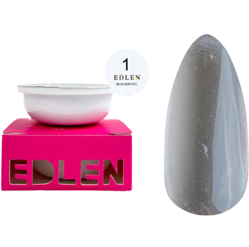 Гель моделюючий Edlen №01 Clear (змінний картридж), 15 мл
