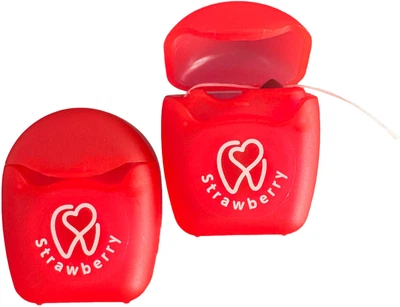 Упаковка зубної нитки Ci medical Ci Floss Wax Mini для чутливих зубів і ясен Полунична 10 м х 2 шт (4580532494097_полуниця)