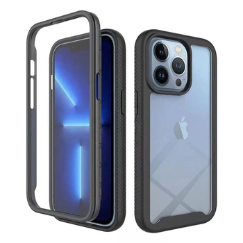 Чохол протиударний 360 Hybrid для Apple iPhone 13 Pro Max , Чорний