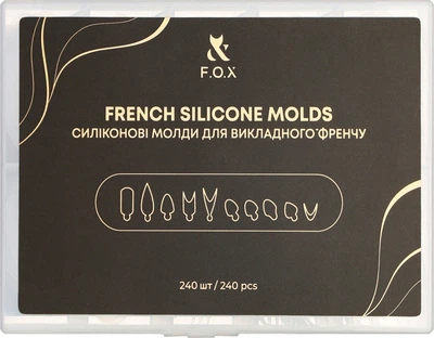 Силіконові молди для викладного френча - F.O.X French Silicone Molds 240шт (1374599-27065903)