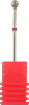 Фреза алмазная "Шарик" 001 035R, диаметр 2,5 мм, красная - Nail Drill (1249706-27065973)