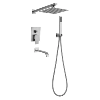 Душова система MIXXUS KUB-009 INNER (вбудована) з нерж. сталі SUS304 (Колір нерж) (MI5945)