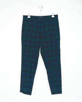 Брюки JACK&JONES чорний-зелений UZQSR862 34/32