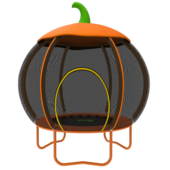 Батут дитячий із захисною сіткою WCG Pumpkin