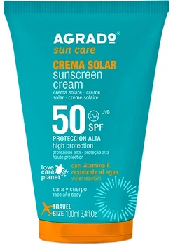 Крем Agrado сонцезахисний SPF50 у тубі 100 мл (779888)