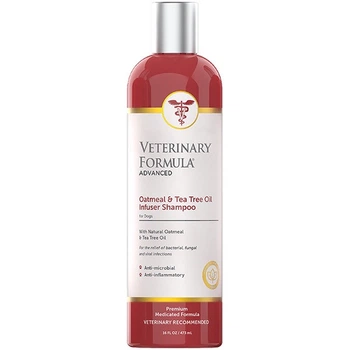 Увлажняющий шампунь для собак Veterinary Formula Advanced Oatmeal & Tea Tree Oil Infuser Shampoo, 473 мл