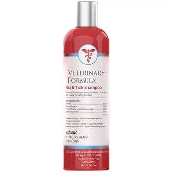 Шампунь от блох и клещей для собак и котов Veterinary Formula Advanced Flea & Tick Shampoo, 473 мл