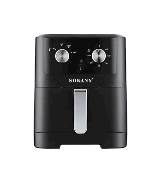 Аерогриль Sokany SK-ZG-8045 аерофритюрниця 2000 Вт, мультипіч 8 л, 80–200°C, Чорний