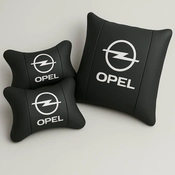 Комплект подушок в авто для попереку та на підголівник з логотипом OPEL