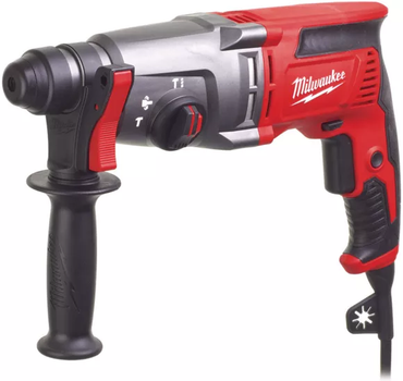 Профессиональный перфоратор 3-режимный SDS PLUS PH 26 T MILWAUKEE : 800Вт, SDS-plus, 2,4 Дж, 4500 уд/мин, 1500 об/мин