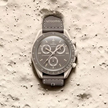 Наручний годинник Swatch x Omega Bioceramic MoonSwatch Mission to Earth - Desert SO33T103