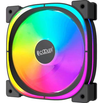Комплект вентиляторів PcCooler EF 120 ARGB BK 3 pack Black (F3-L120BKAM1-GL)