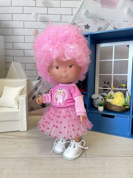 Лялька Піппа кучеряшка Pink Pippa Nines d'Onil 30 см